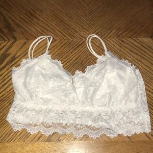 White bralette
